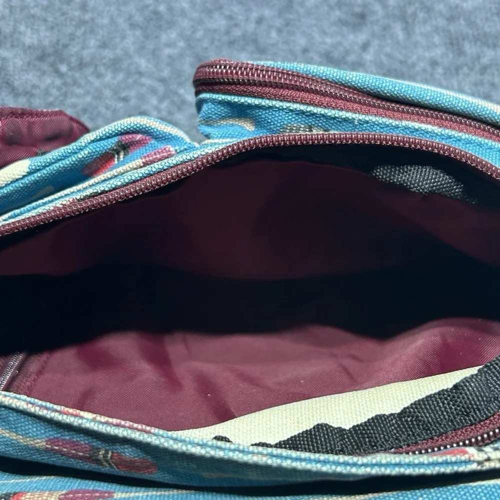 KAVU Rope Bag Sling Backpack Row House Cotton Canvas